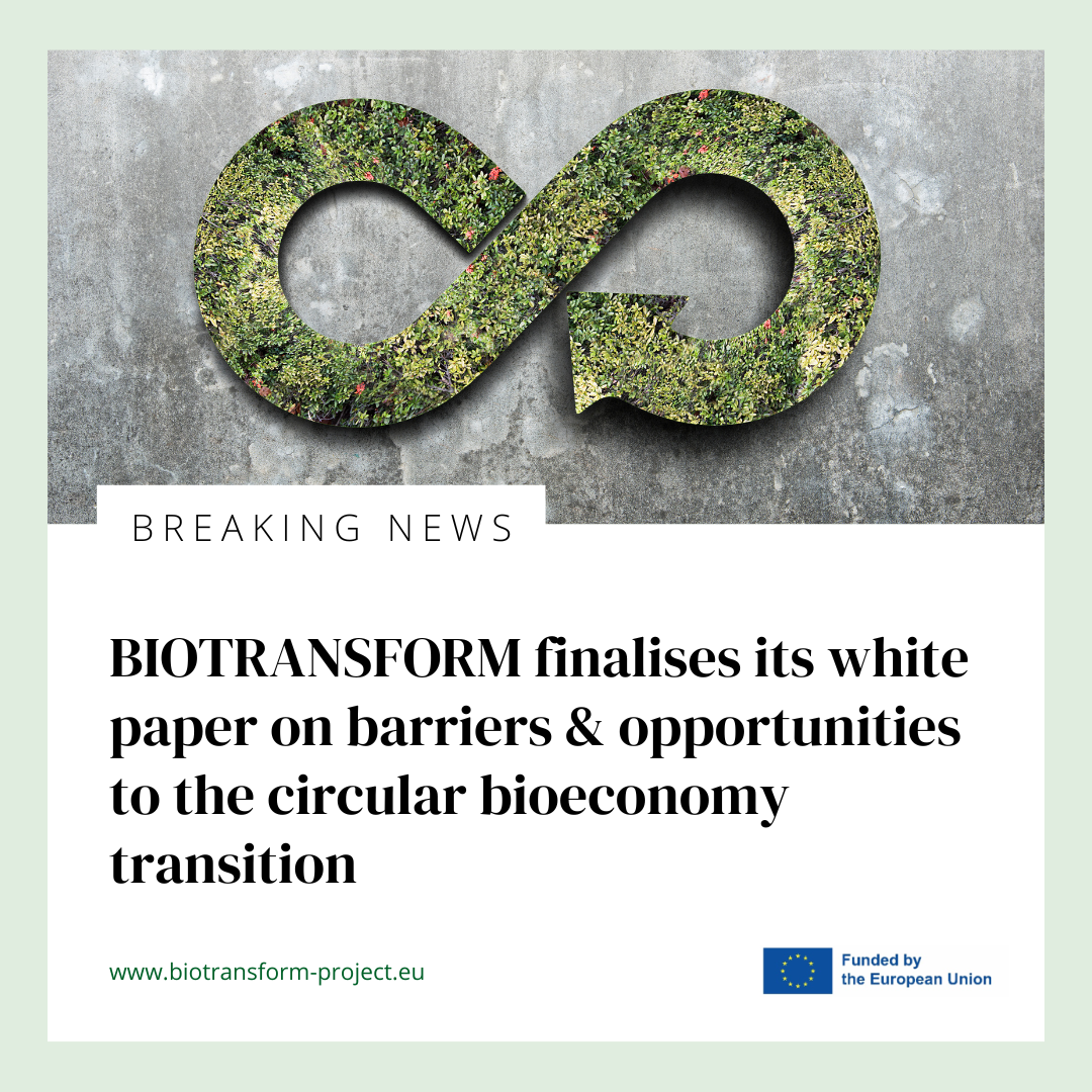 BIOTRANSFORM Finalises Its White Paper On Barriers And Opportunities To ...